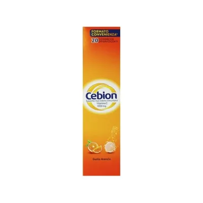CEBION EFFERVESCENTE ARANCIA 20 COMPRESSE