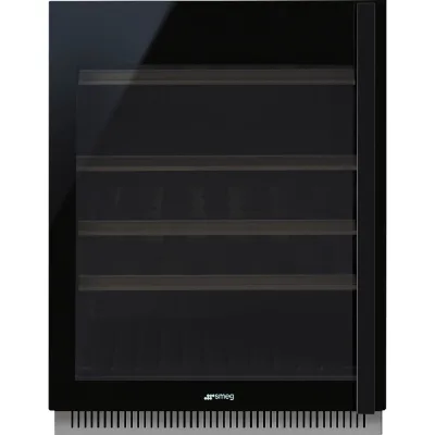 Smeg S Cantina vini sottotop CVI638LN3 finitura vetro nero da 60 cm - Cerniera a sinistra - PROMOZIONE ATTIVA FINO AL 19/10
