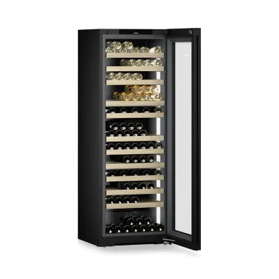 Liebherr Cantina vino a libera installazione WPgbi 7473 con porta in vetro e telaio nero/BlackSteel da 70 cm - PROMOZIONE ATTIVA FINO AL 19/10