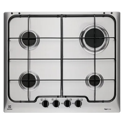 Electrolux Piano cottura a gas Soft RGG6242OOX finitura inox da 60 cm - EasyCollection