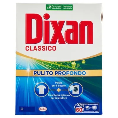 Dixan Polvere Classico per Lavatrice 3,3 kg