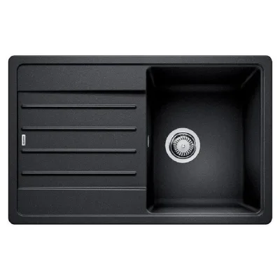 Blanco Lavello una vasca con gocciolatoio LEGRA 45 S 1522201 finitura antracite da 78x50 cm - Sopratop
