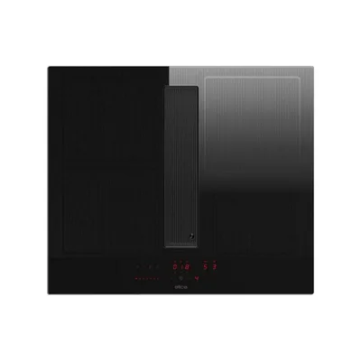 Elica Piano cottura a induzione con cappa integrata NIKOLATESLA VELVET SL BL/A/60 PRF0210756 finitura nero da 60 cm - PROMO ATTIVA FINO AL 26/10
