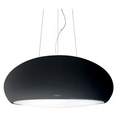 Elica Cappa a sospensione SEASHELL BL/F/81 PRF0098393 finitura nero opaco da Ø80 cm