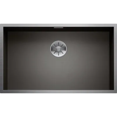 Blanco | Lavello una vasca ZEROX 700-U 1526244 in dark steel da 74x44 cm - Sottotop