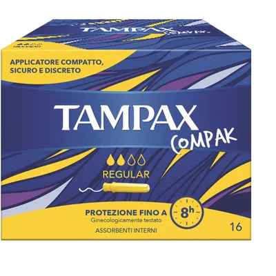TAMPAX COMPAK REGULAR 16PZ 4829