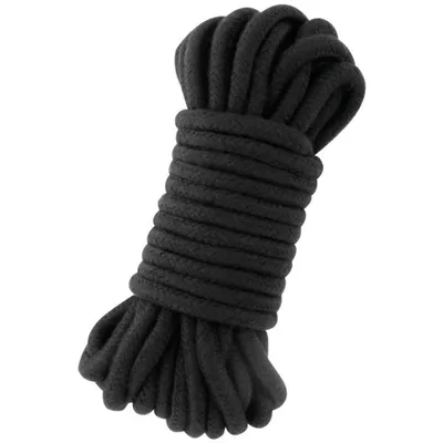 Darkness Corda Bondage Nera 5 m Cotone Shibari Kinbaku BDSM Fetish Rope