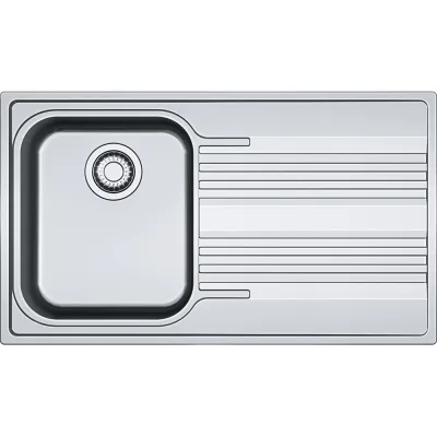 Franke: Lavello una vasca con gocciolatoio destro da incasso SRX 611-86 101.0356.758 in acciaio inox da 86 cm
