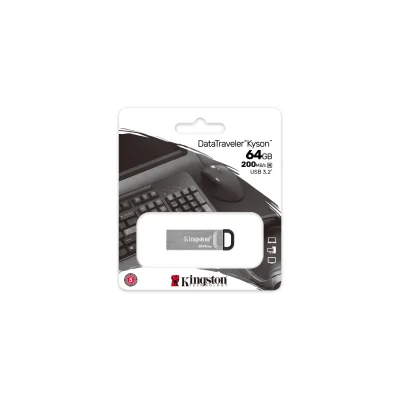 Scheda Memoria Kingston DataTraveler Kyson Chiavetta USB 64GB DTKN/64GB 3.2 Gen 1