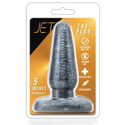 Plug Anale Blush Jet Small Carbon Nero 10 cm Beginner Base Larga