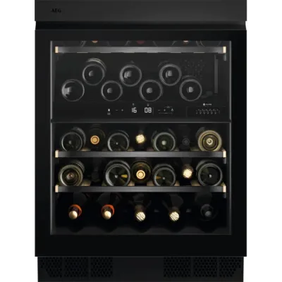 AEG Cantina vino sottotop da incasso NSW 8D826 GT finitura nero opaco da 60 cm