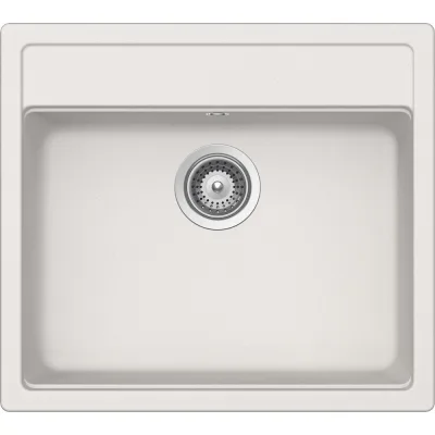 Schock Lavello una vasca NEMO N100 NEMN100016 finitura new alumina da 57x51 cm