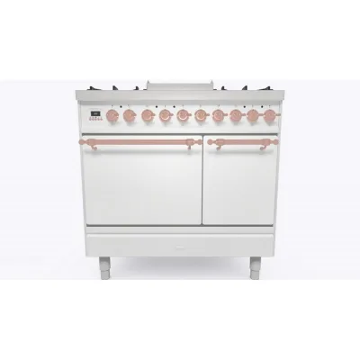 Ilve Cucina PD09N da incasso Nostalgie PD09FDQNE3 doppio forno cieco e piano cottura 6 fuochi con fry top e dual da 90 cm - PROMOZIONE ATTIVA FINO AL 19/10