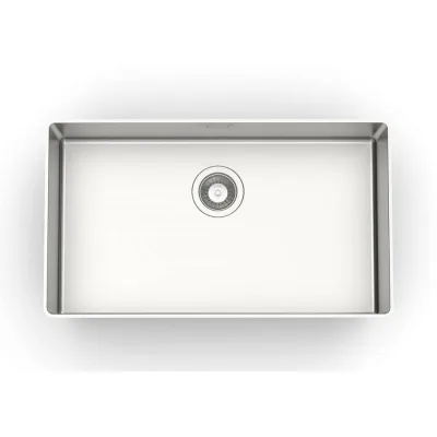 Foster Lavello una vasca 4371 051 finitura acciaio inox da 72.6x41.6 cm - IN PROMOZIONE FINO AL 30/06
