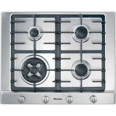Miele Piano cottura a gas KM 2014 G finitura acciaio inox da 65 cm