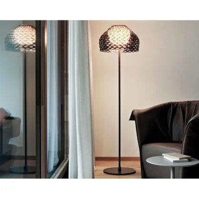 Flos Lampada da terra a luce diffusa LED Tatou F in diverse finiture