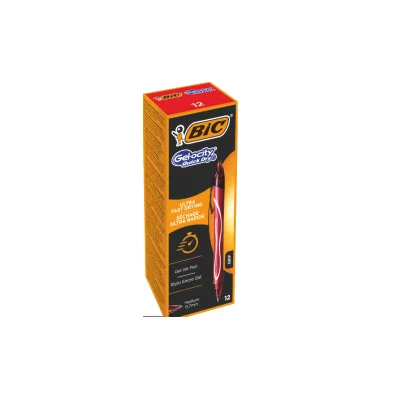 Gel-Ocity Penna gel retrattile ad asciugatura rapida Punta media 0,7 mm Inchiostro gel 949874 ROSSO