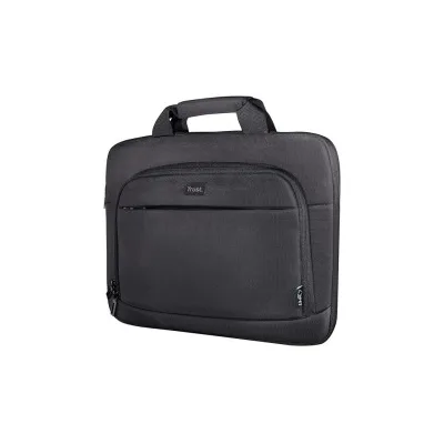 Cartella Trust Sydney ECO per laptop fino a 14" Realizzata con materiali PET riciclati Scomparto esterno Imbottita Colore nero