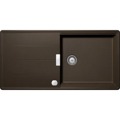 PRONTA CONSEGNA - Schock Lavello una vasca con gocciolatoio TIA D100LA TIAD100LA87 finitura bronze da 100x50 cm
