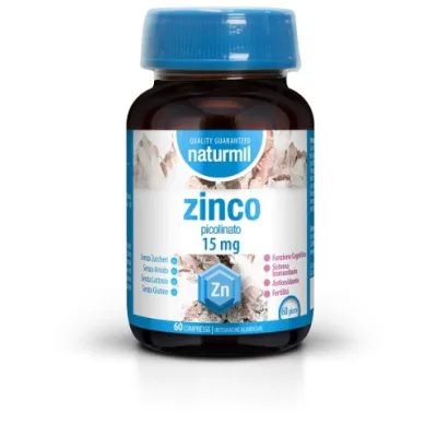 NATURMIL ZINCO PICOLINATO 15MG 60 COMPRESSE