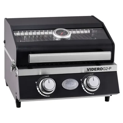Rosle Barbecue portatile a gas VIDERO G2-P da 45 cm - 30 mbar