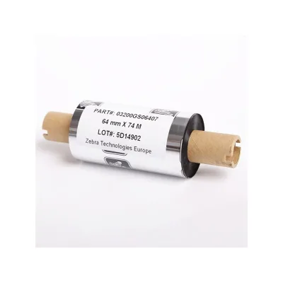 ZEBRA CONSUMABILI RIBBON CERA/RESINA 64MMX74MT 03200GS06407