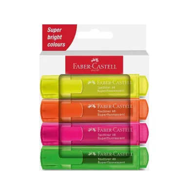 FABER CASTEL CF4 EVIDENZIATORI TEXT 46 SUPERFLUO 254644