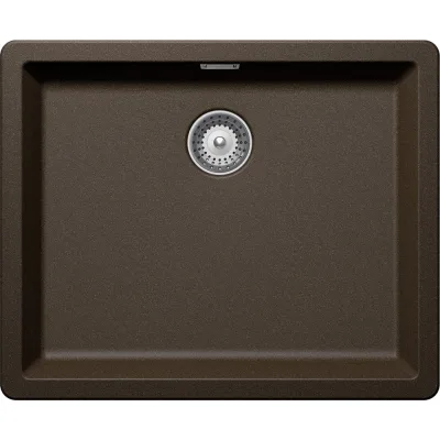 Schock Lavello una vasca GALAXY N100LU GALN100LU87 finitura bronze da 53x43 cm