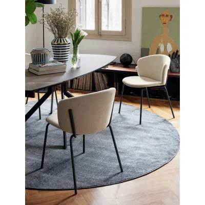 Connubia Sedia Desy Mid CB2338-MTO con struttura in metallo e seduta a scelta - IN PROMOZIONE FINO ALL' 11/07