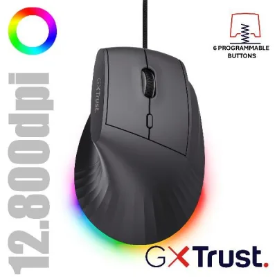 GXT145 REXXA ERGONOMIC GAMING MOUSE 26024