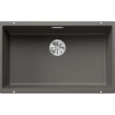 Blanco | Lavello una vasca SUBLINE 700-U 1527356 finitura grigio vulcano da 73x46 cm - Sottotop