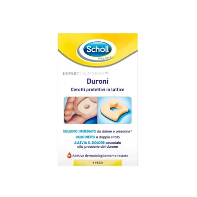 Scholl Protezione Duroni Cerotto Protettivo Per Duroni In Lattice 4 Pezzi