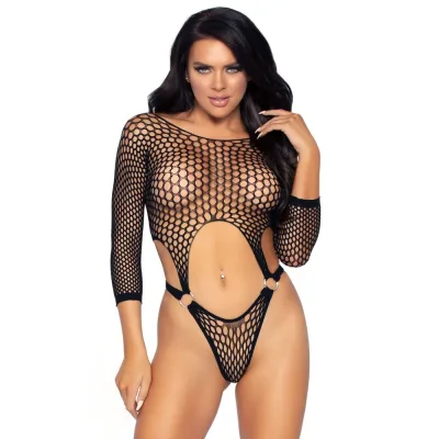 Body Sexy Top Thong Back Nero