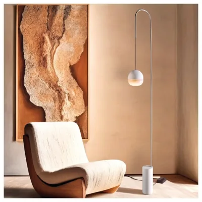 Minitallux Lampada da terra a LED Ghianda ST in diverse finiture by Icone Luce