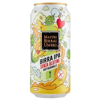Mastri Birrai Umbri Birra IPA Senza Glutine Artigianale 440 ml