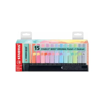 STABILO AST15 STABILO BOSS PASTEL DESKSET 7015-02-5