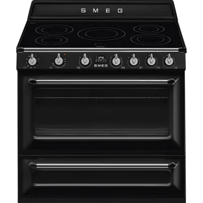 Smeg S Cucina TR90IBL2 con forno termoventilato e piano cottura induzione finitura nero da 90x60 cm - IN PROMOZIONE FINO AL 6/07