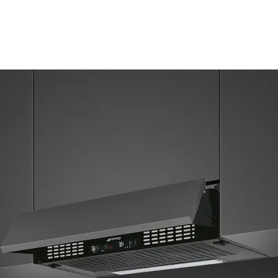 PRONTA CONSEGNA - Smeg Cappa integrata KSEIR62NE2 finitura nero da 60 cm