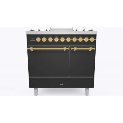 Ilve Cucina PD09N da incasso Nostalgie PD09FQNE3 doppio forno cieco e piano cottura 6 fuochi con fry top da 90 cm - PROMOZIONE ATTIVA FINO AL 19/10