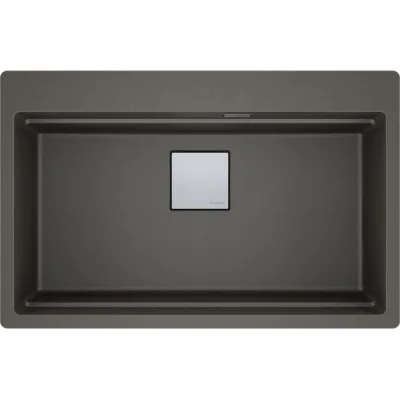 Franke: Lavello una vasca da Incasso KNG PRO 610-73 FTL 114.0751.861 finitura grigio ardesia da 79 cm