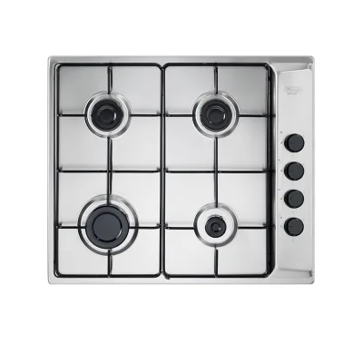 De Longhi Piano cottura a gas FLI 46 ASV in acciaio inox da 58 cm