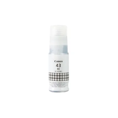 FLACONE INCHIOSTRO ORIGINALE CANON NERO 4698C001 GI43 PIXMA G540 G640