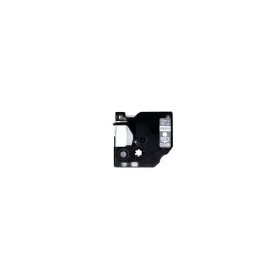NASTRO ETICHETTE COMPATIBILE DYMO S0720600 D1 45020 Testo bianco su sfondo trasparente Larghezza 12 mm x 7 metri