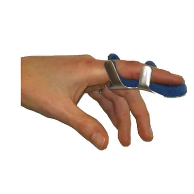 Stecca per Frattura Dita a Ranetta Farmasplint Misura Piccola in Alluminio Modellabile con Imbottitura in Spugna Poliuretanica Antiallergica Radiotras