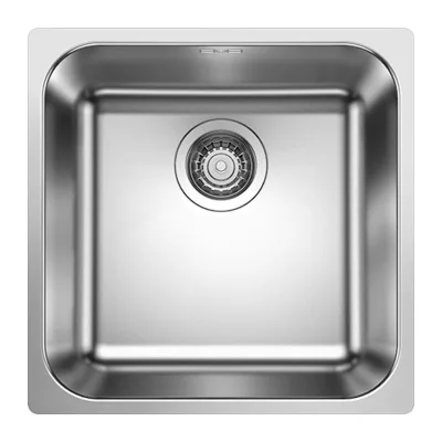 PRONTA CONSEGNA - Blanco Lavello una vasca SUPRA 400-IF R12 1526350 in acciaio inox da 44x44 cm - Sopratop/Filotop