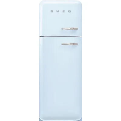 Smeg Frigorifero doppia porta con cerniere a sinistra a libera installazione FAB30LPB6 finitura azzurro da 60 cm - IN PROMOZIONE FINO AL 30/06