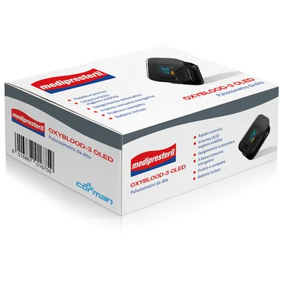Medipresteril Oxyblood 3 Oled Pulsossimetro Da Dito