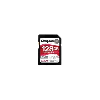 KINGSTON TECHNOLOGY 128GB CANVAS REACT PLUS SDXC U3 V60 SDR2V6/128GB