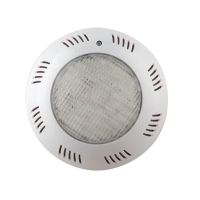 Lampada LED per piscine in policarbonato, fissaggio a parete, LED da 18W, RGB full color, 25.5x7cm