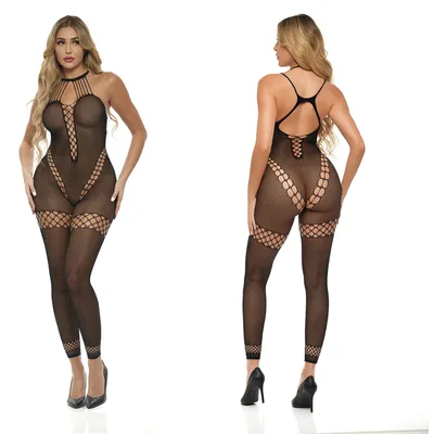Sexy Tutina Premium Bodystocking Catsuit One size M/L intimo rete